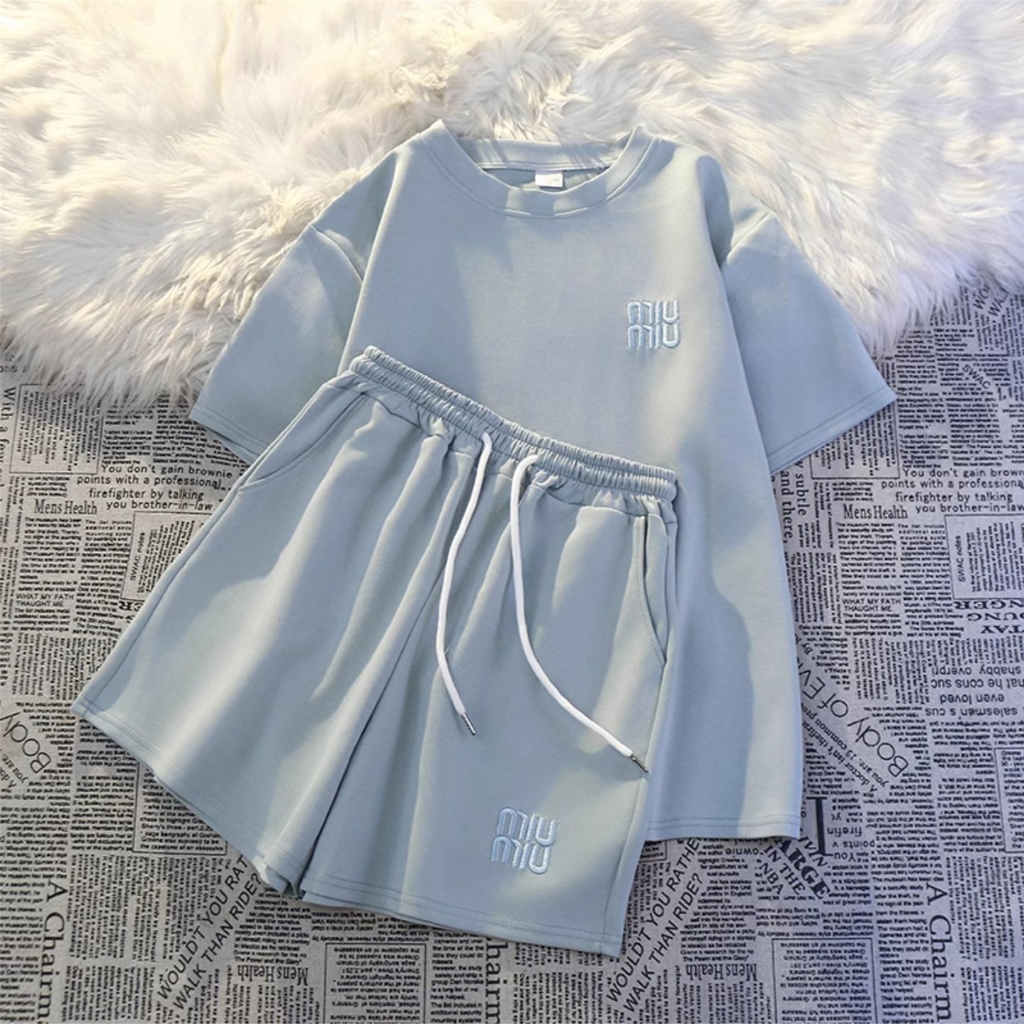 【Set】5色展開可愛い2点セット W12657