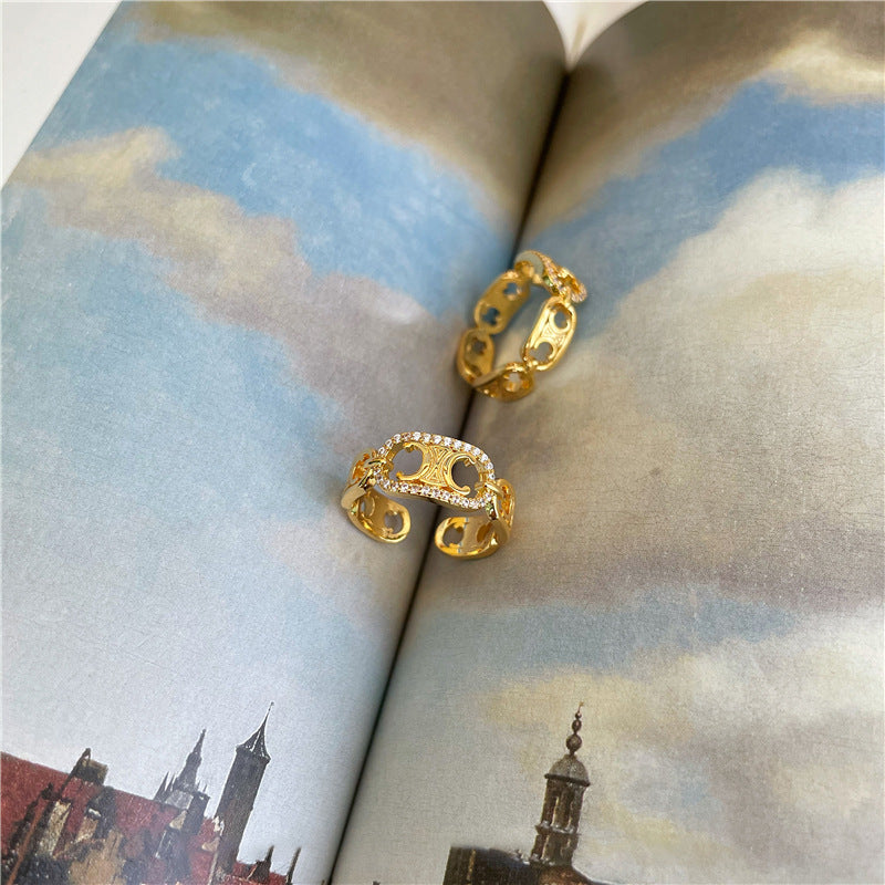 【雑貨】サイズ調整できるリング2枚セット Z7852