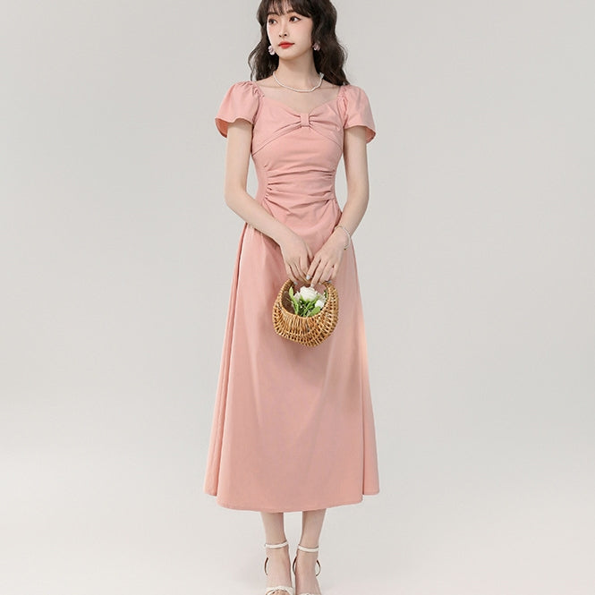 【Dress】夏ぴったり4色ワンピース T01610