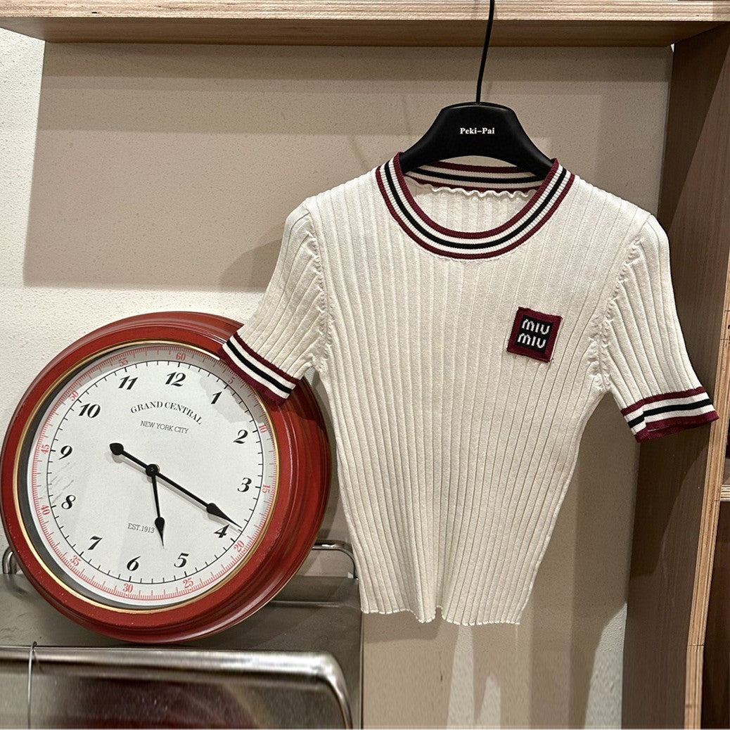 【Tops】半袖ニット W11970