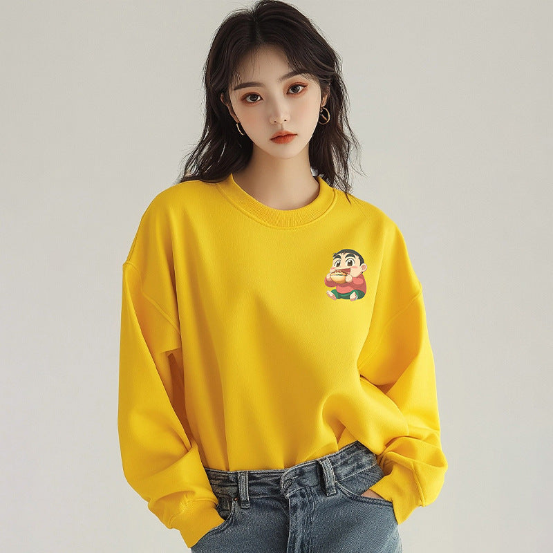 【Tops】4色選択可キャラクタープルオーバー W14299