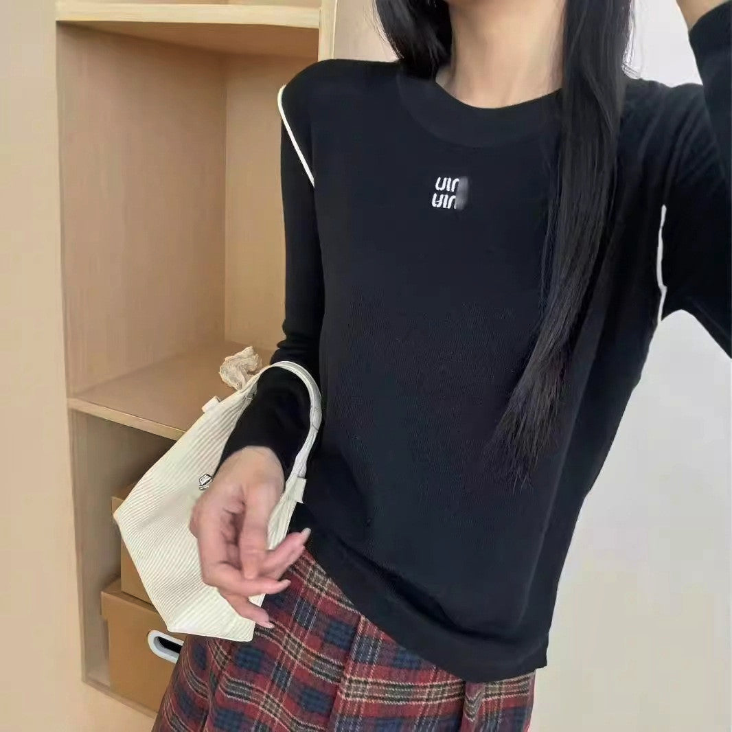 【Tops】3色展開人気ニット W13249