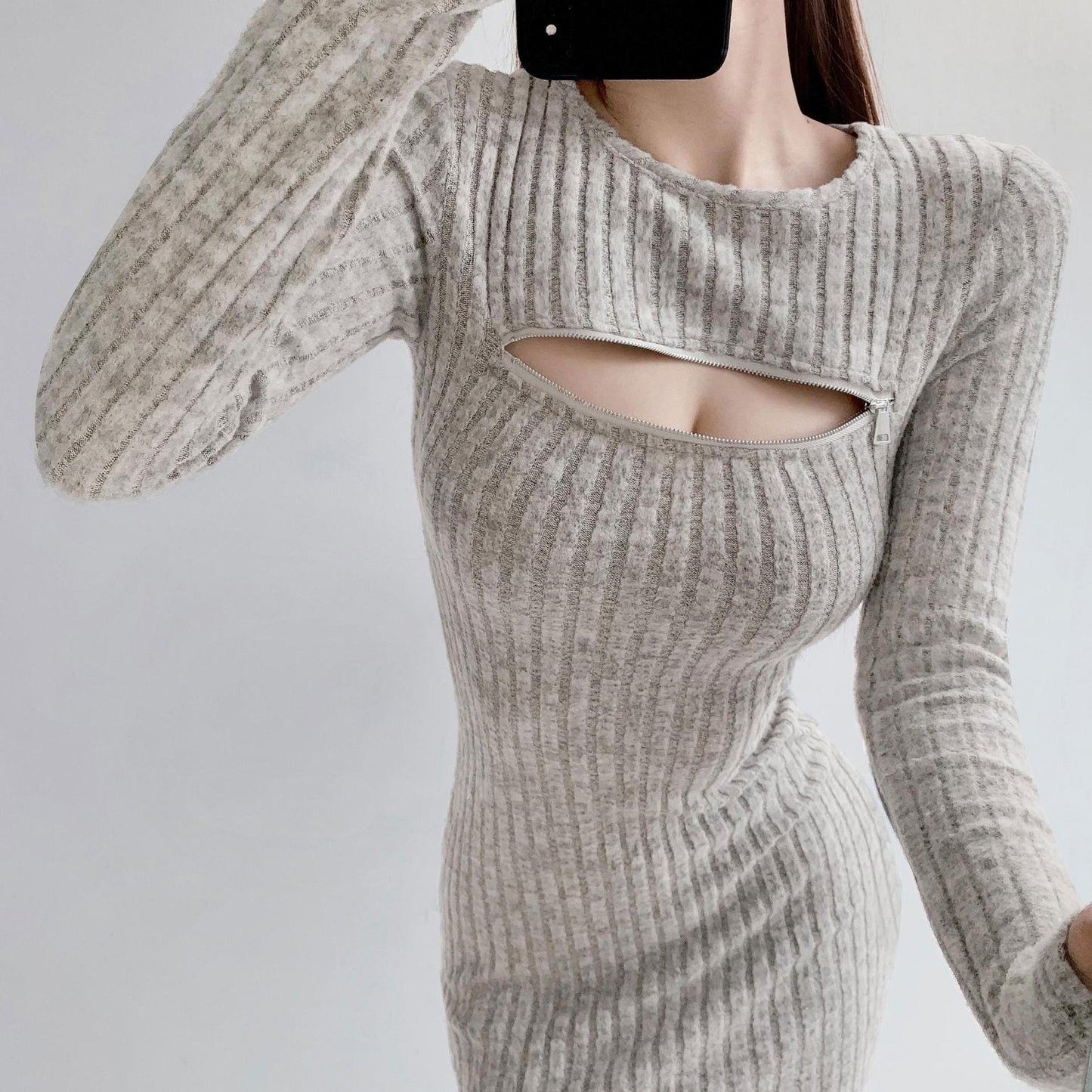 【Dress】6色展開タイトワンピース W13798