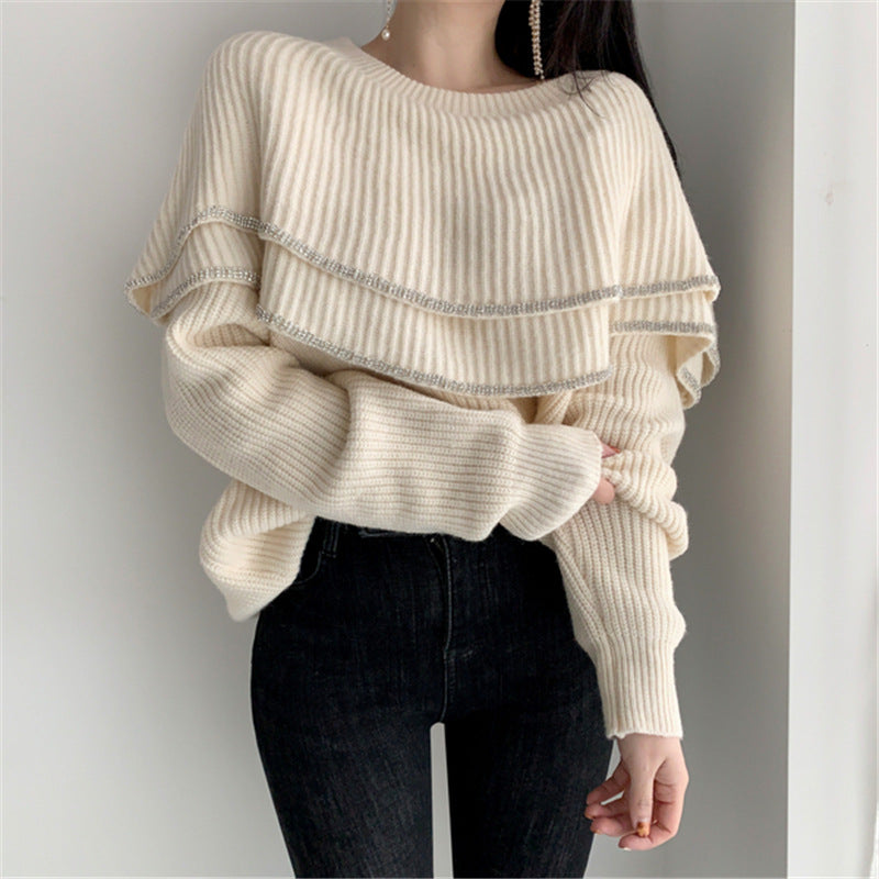 【Tops】ワンショルダーセーター Z7240