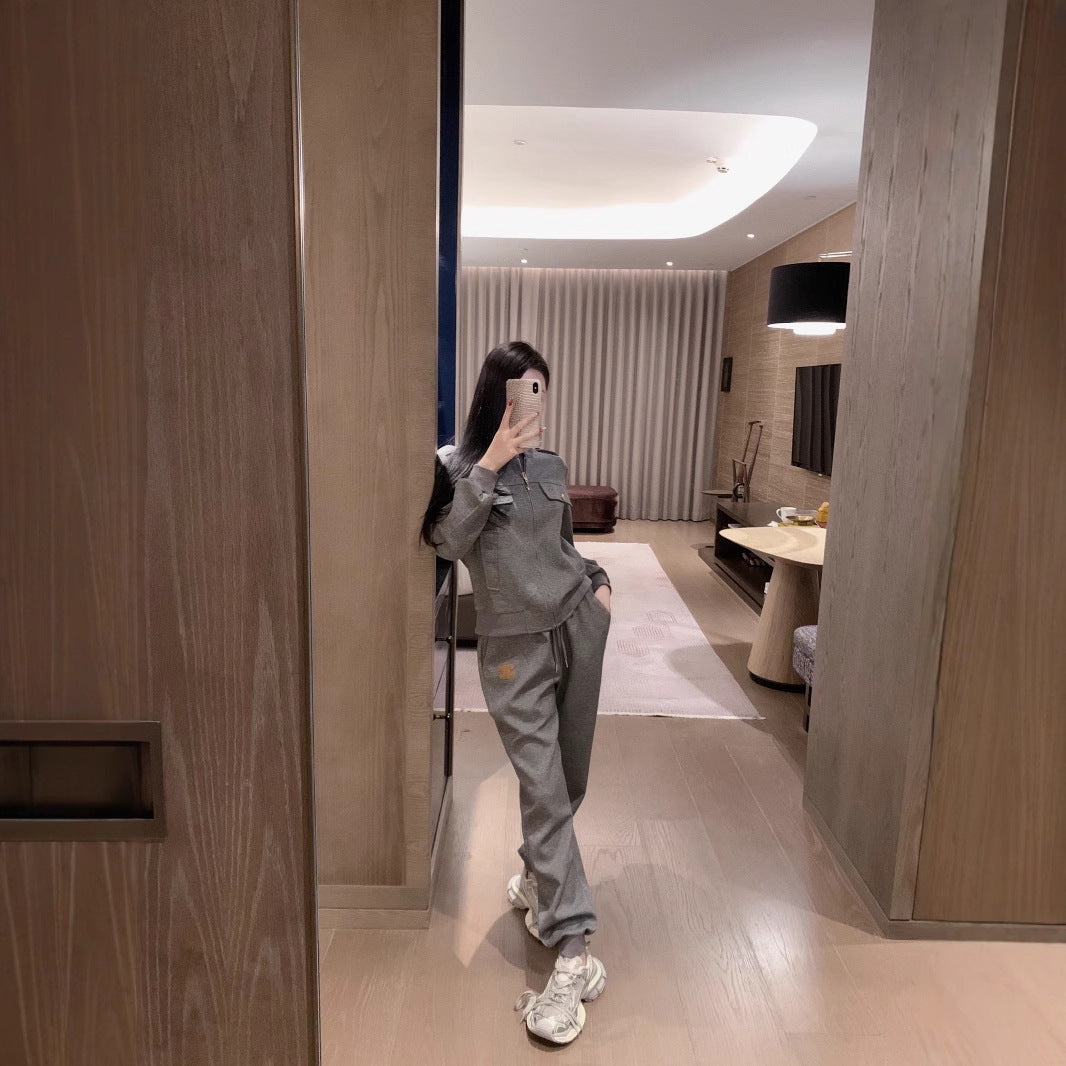 【Set】パーカー + パンツ2点セット T01248