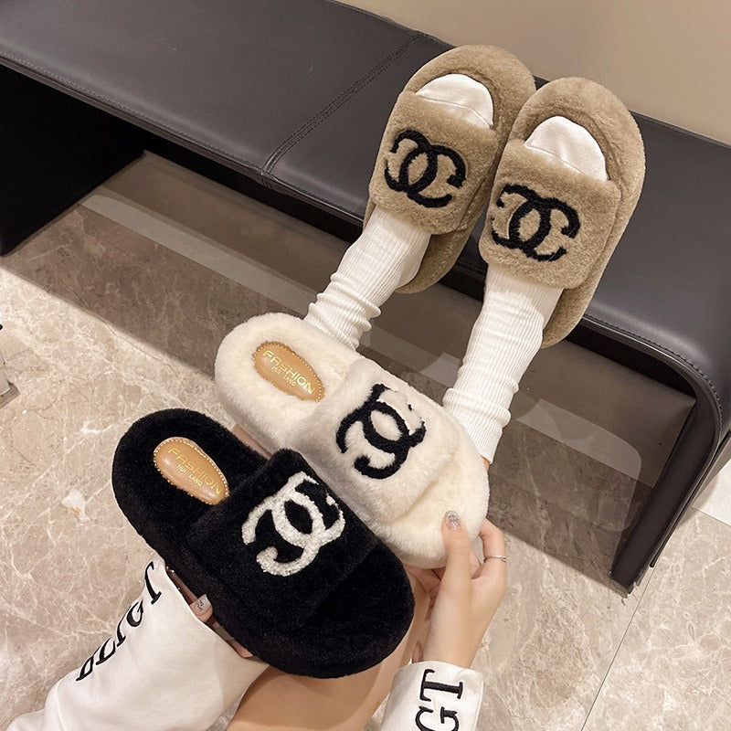 【Shoes】フランスファースリッパ W13371