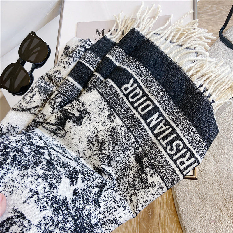 【雑貨】新入荷~柔らかいマフラー W10272