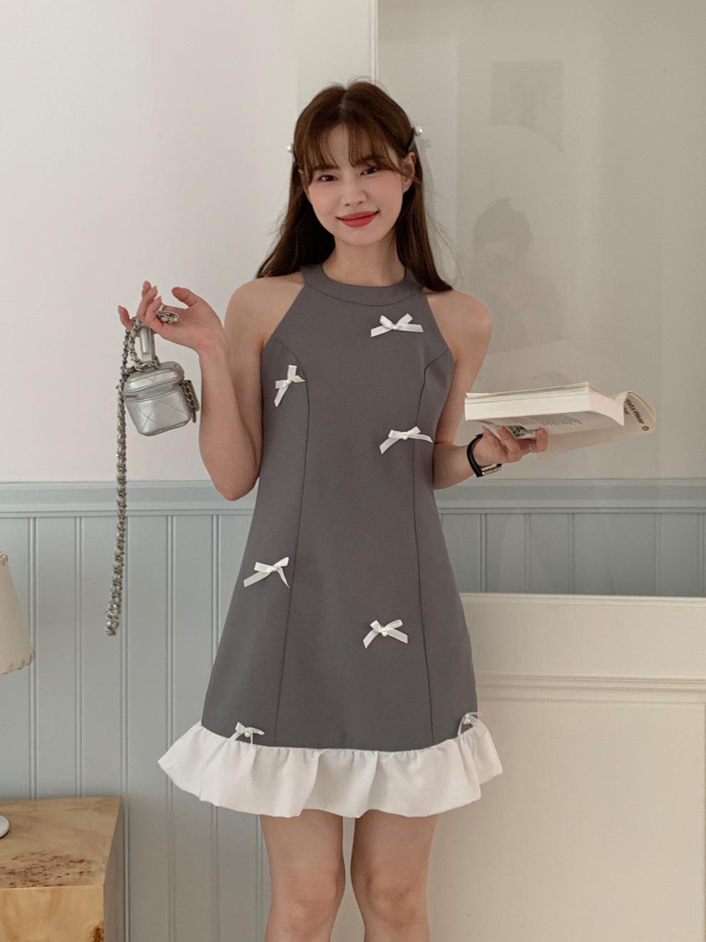 【Dress】ノースリーブワンピース W12009