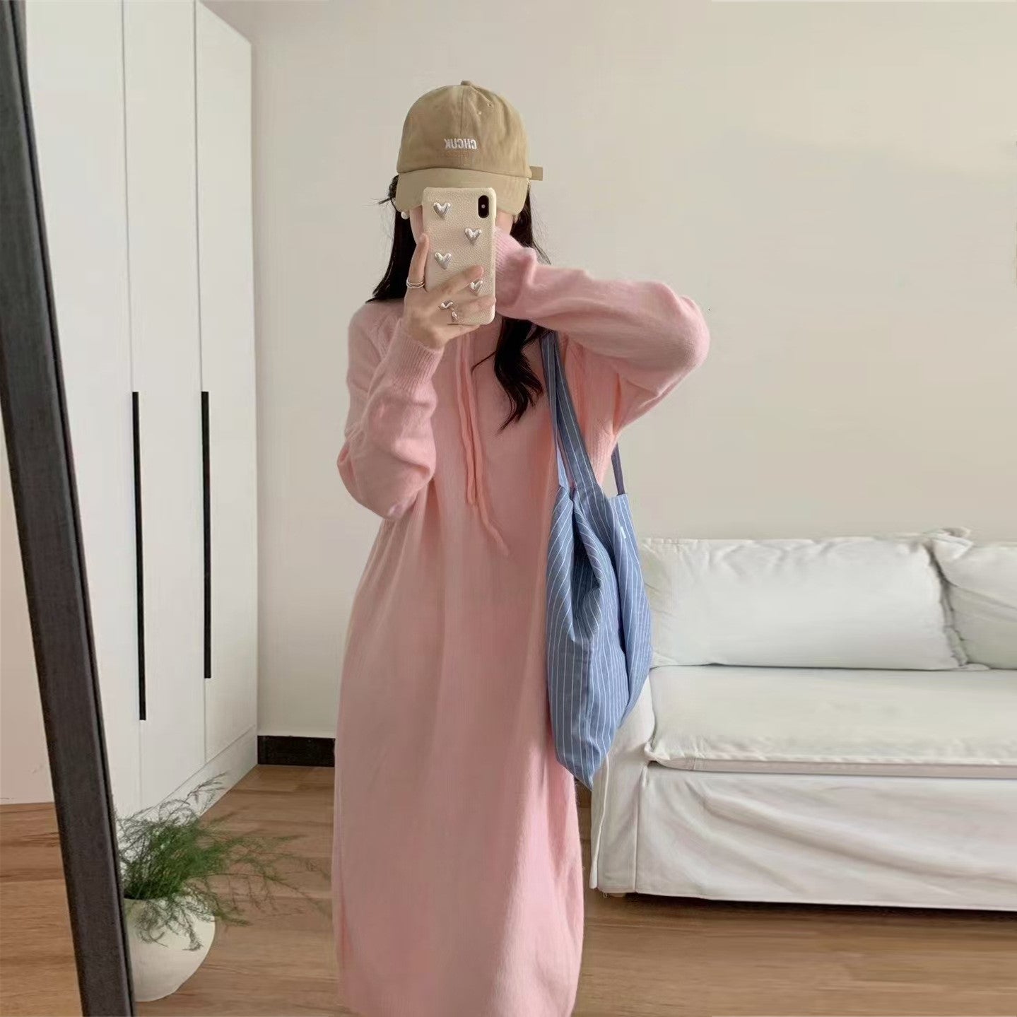 【Dress】タートルネックワンピース Z8387