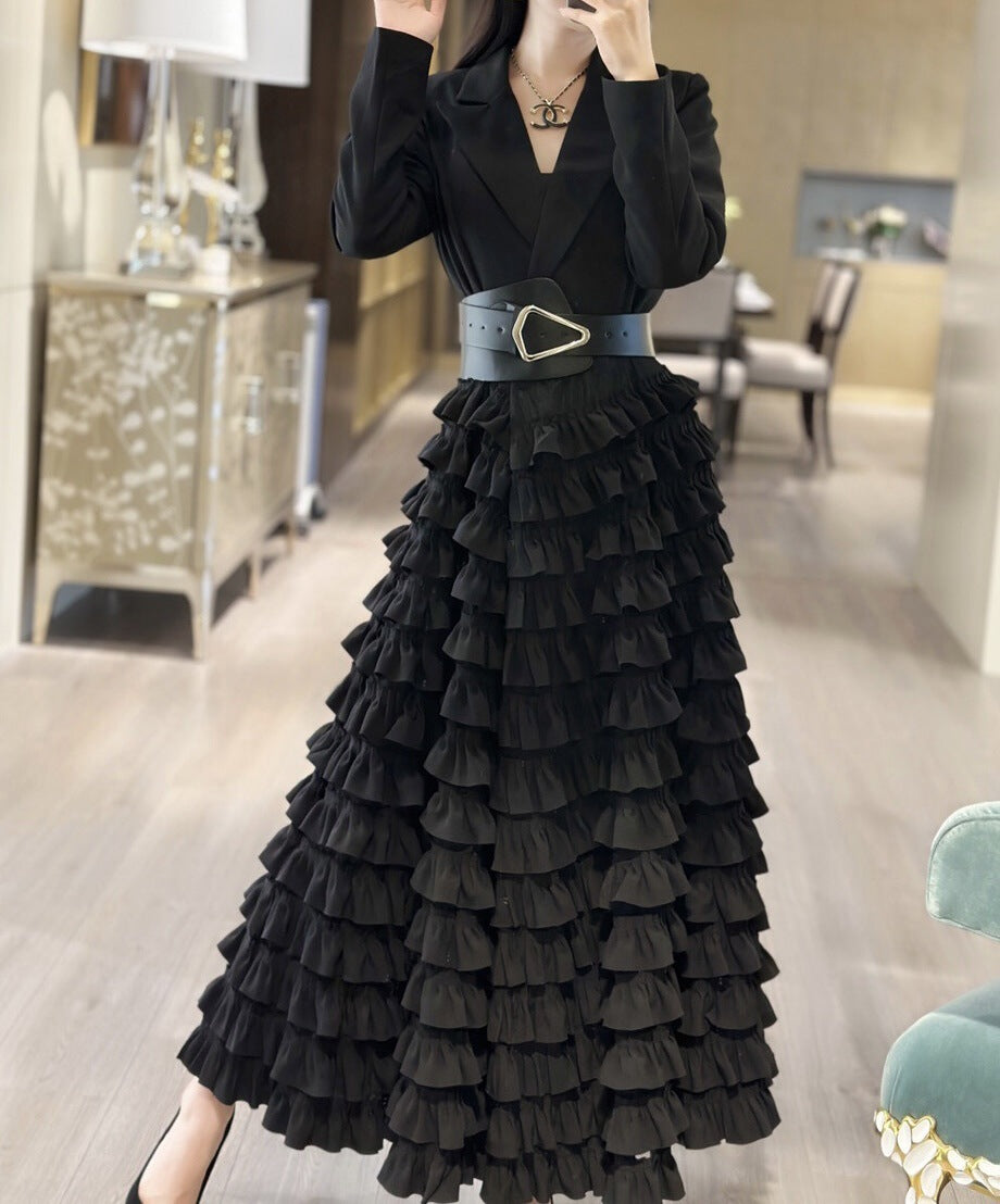 【Dress】ティアードワンピース W14446