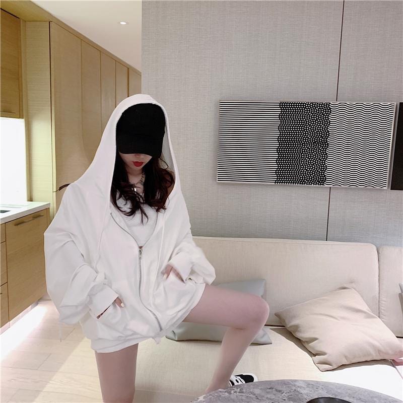 【Set】パーカー+ショートパンツ+キャミソール3点セット Z-1095