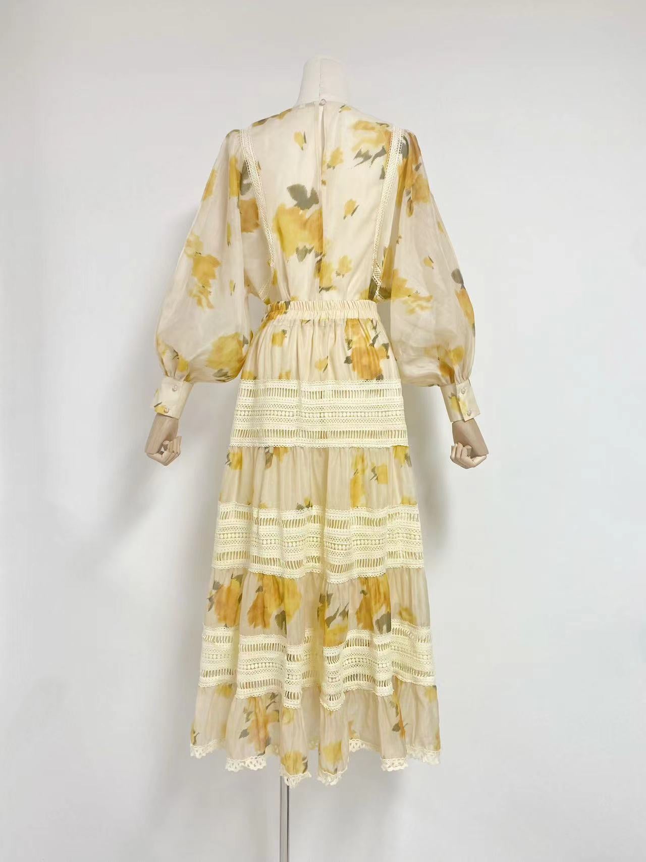 【Dress】フラワーワンピース W12500