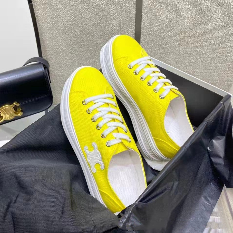 【Shoes】春秋厚底スニーカー W11146