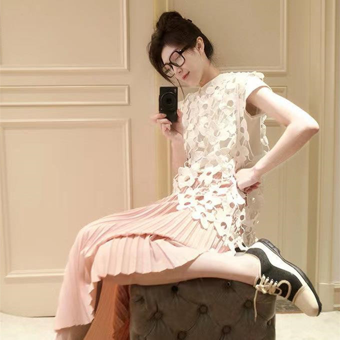 【Tops】フラワータンクトップ W11266