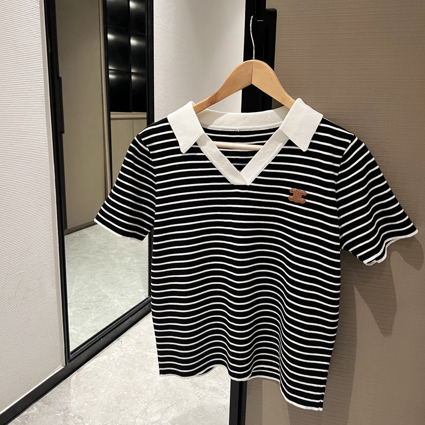 【Set】春夏新作ストライプ2点セット T01561