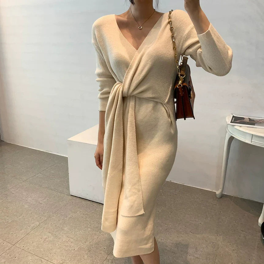 【Dress】新入荷~カシュクールワンピース W10705