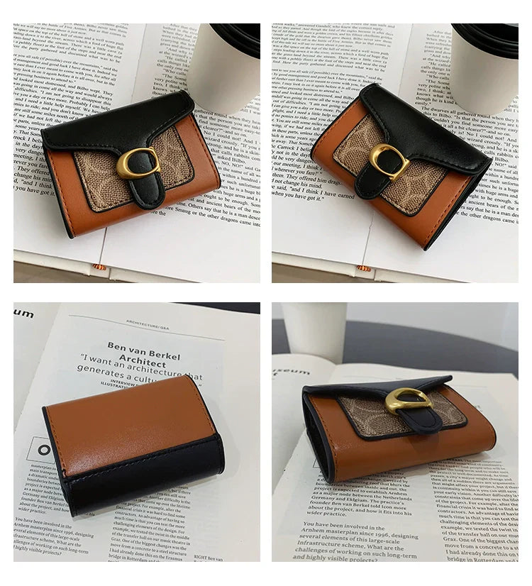 【雑貨】配色パスケース財布 W11411