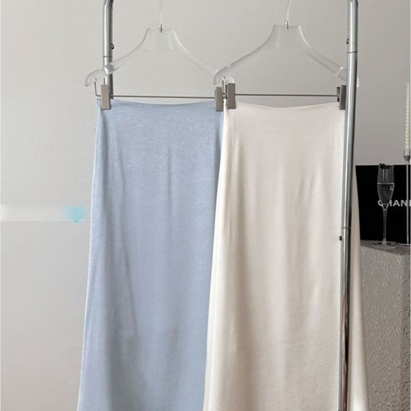 【Set】ドットフリルトップ+フレアースカート T01768