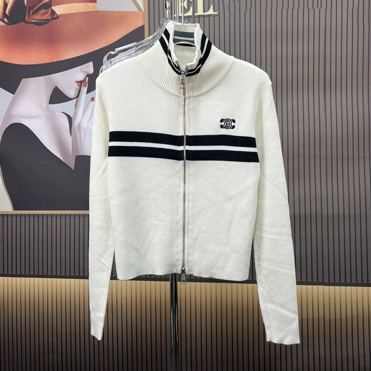 【Outer】配色カーディカン W13220