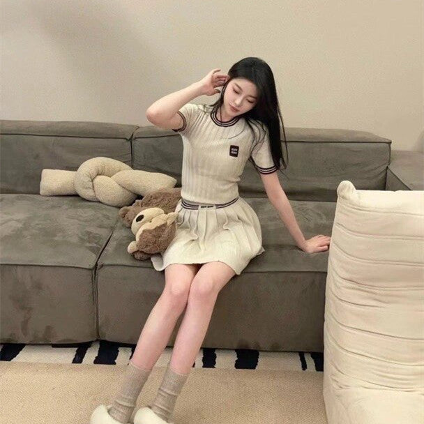 【Tops】半袖ニット W11970