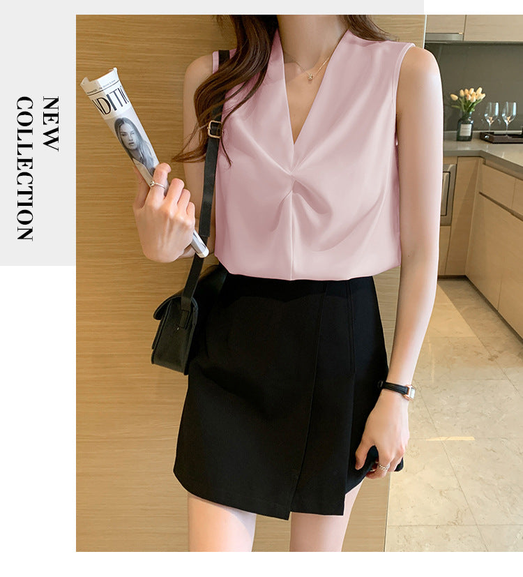 【Tops】新入荷~ファッションタンクトップ W10827