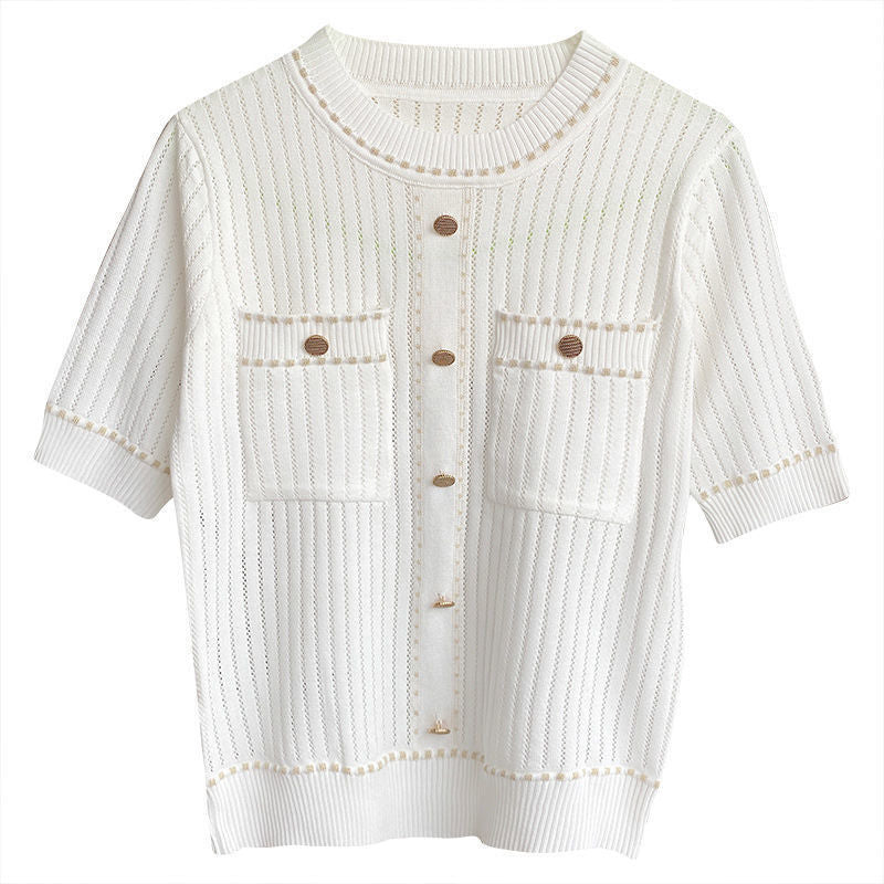 【Tops】エレガントTシャツ W11761