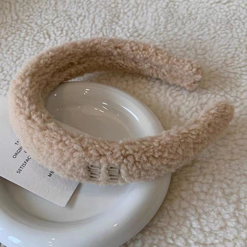 【雑貨】ラムウール小顔カチューシャ Z-6481