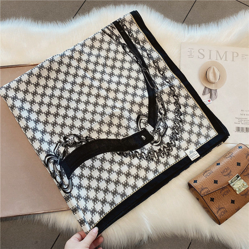 【雑貨】秋冬スカーフ W13595