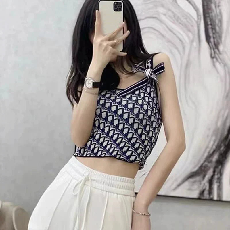 【Tops】新入荷~ニットタンクトップ W9908