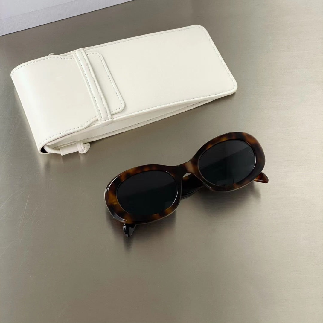 【雑貨】新入荷~ヒョウ柄サングラス夏に最適紫外線防止 W11197