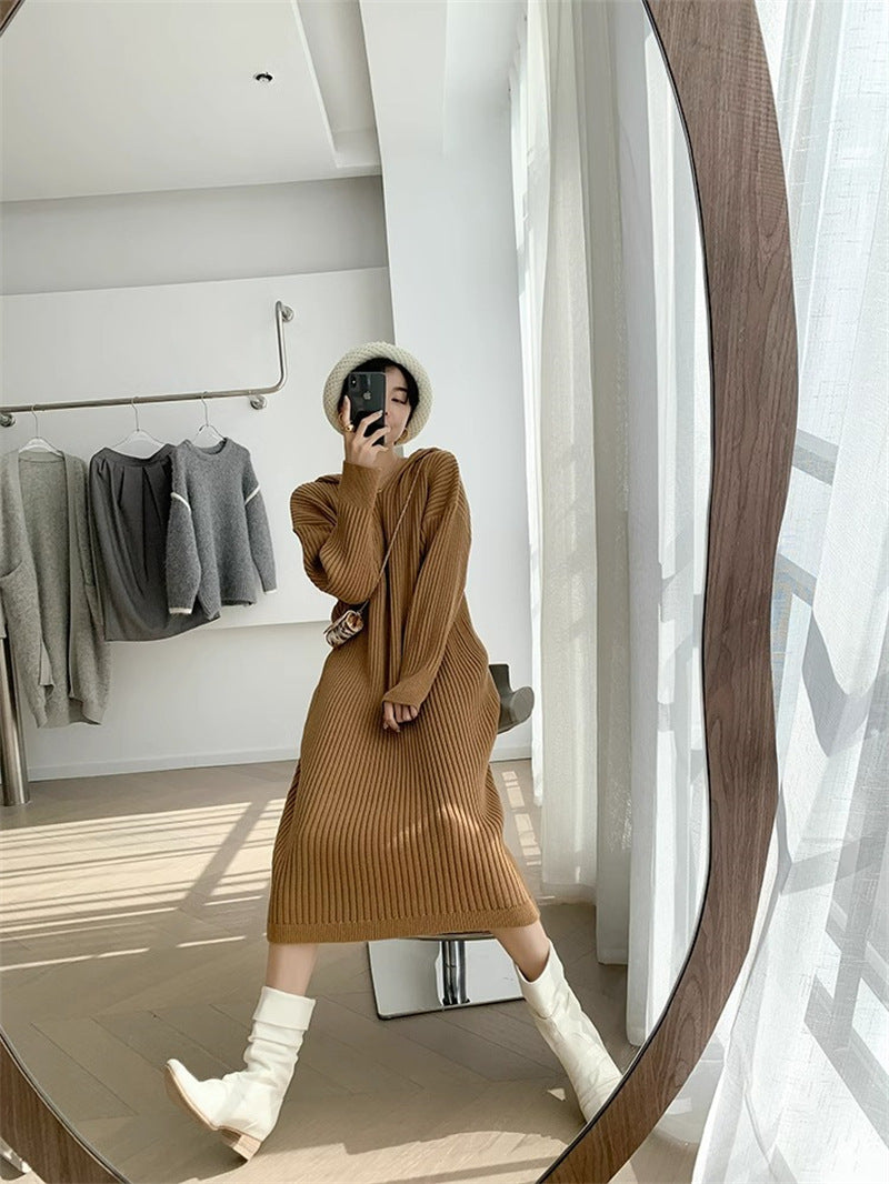 【Dress】ルーズ感ニットワンピース Z8385