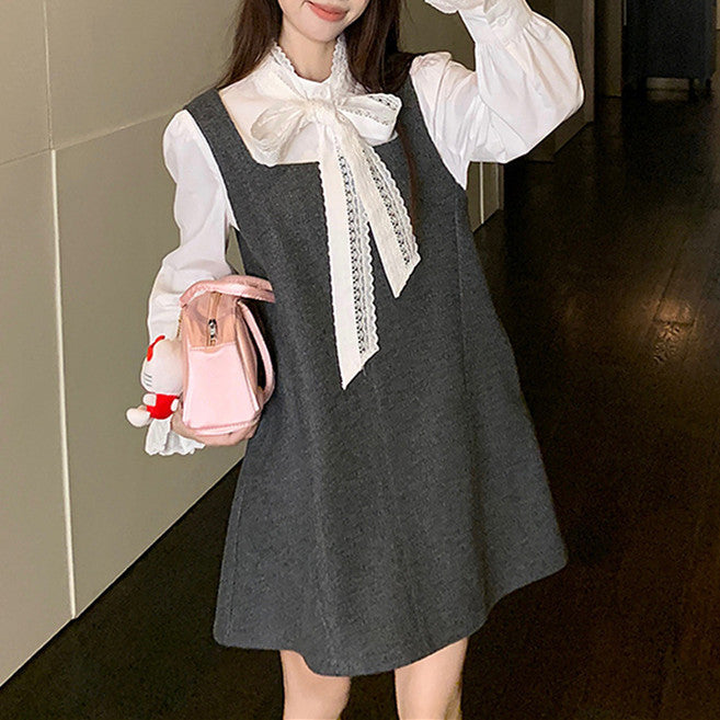 【Set】シャツ×ワンピース2点セット W9931