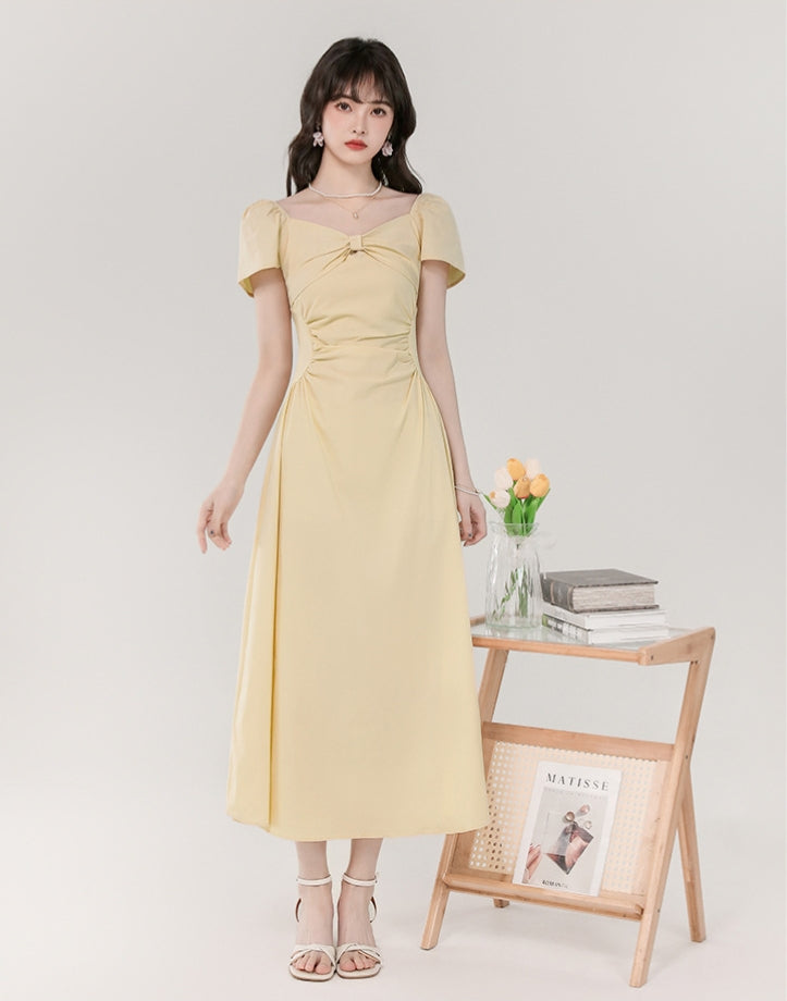 【Dress】夏ぴったり4色ワンピース T01610