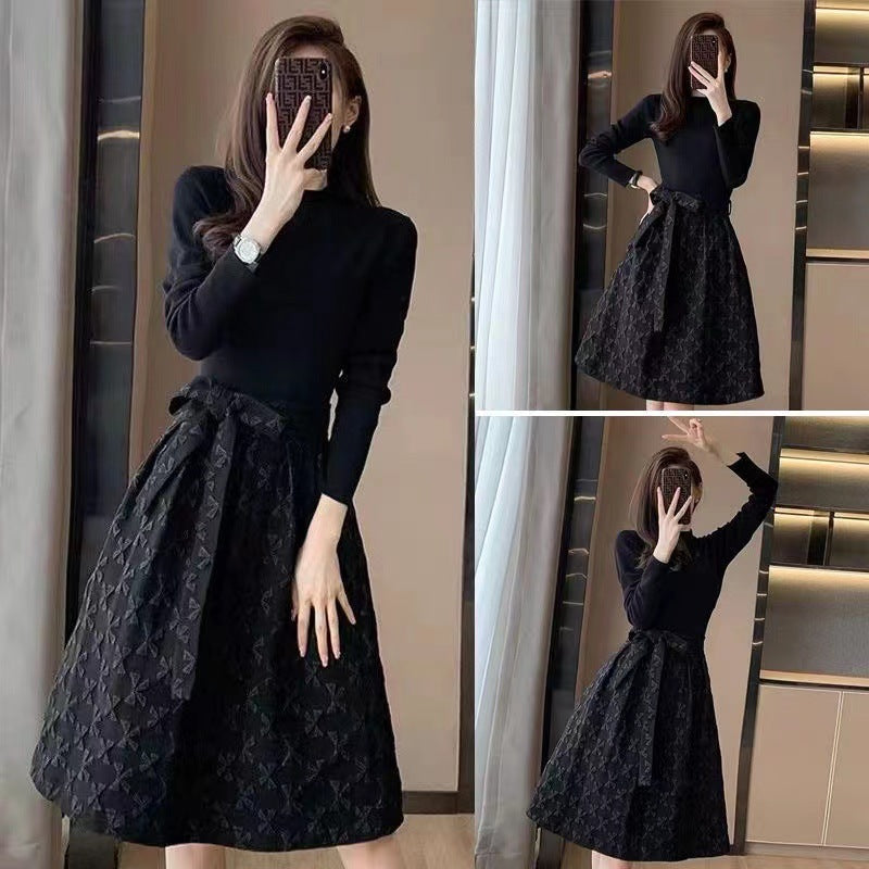 【Dress】切替OL通勤ワンピース Z8073