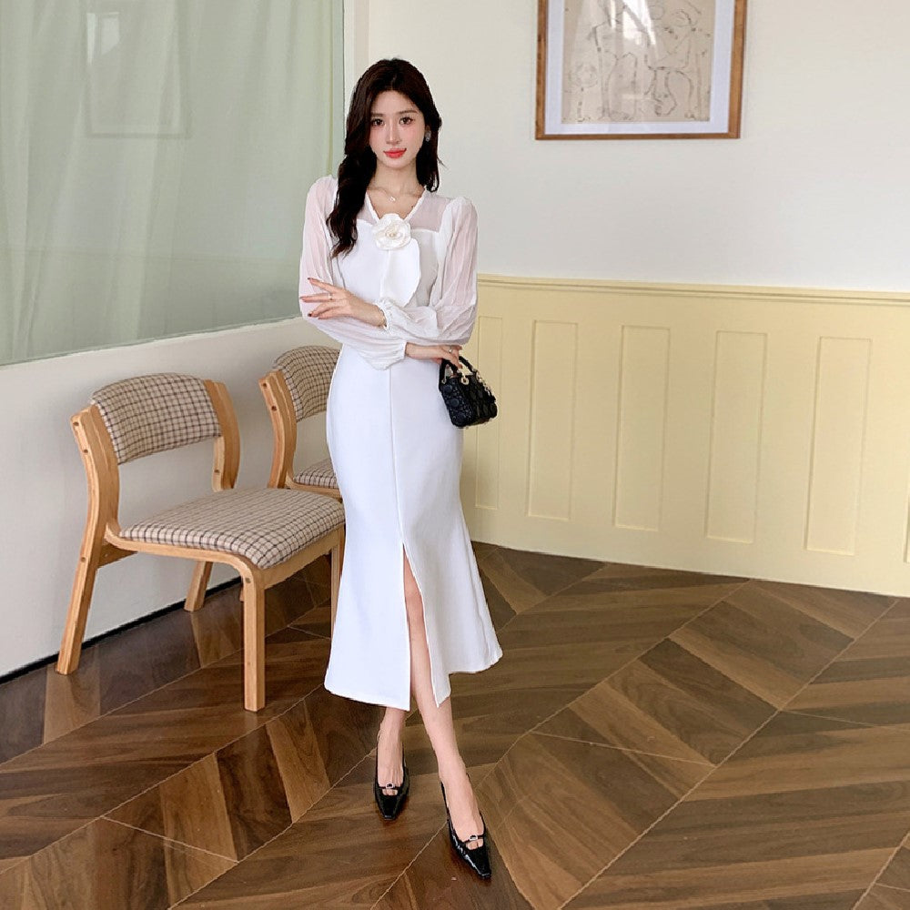 【Dress】フェミニンワンピース2色 Z7694
