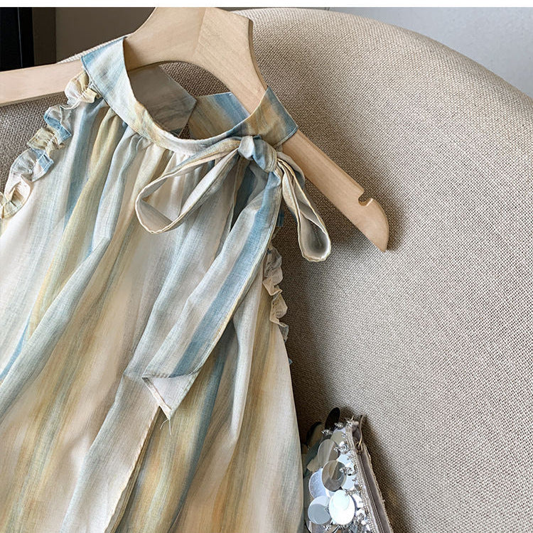 【Tops】エアリーピコットフリル キャミソール T01764