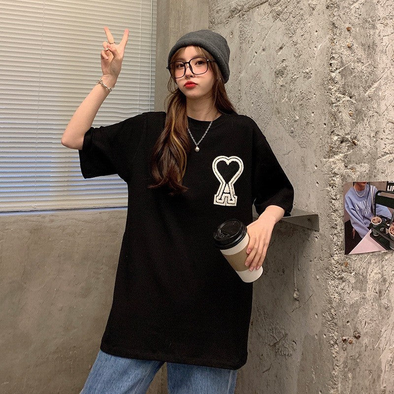【Tops】6色選択可Tシャツ W12447