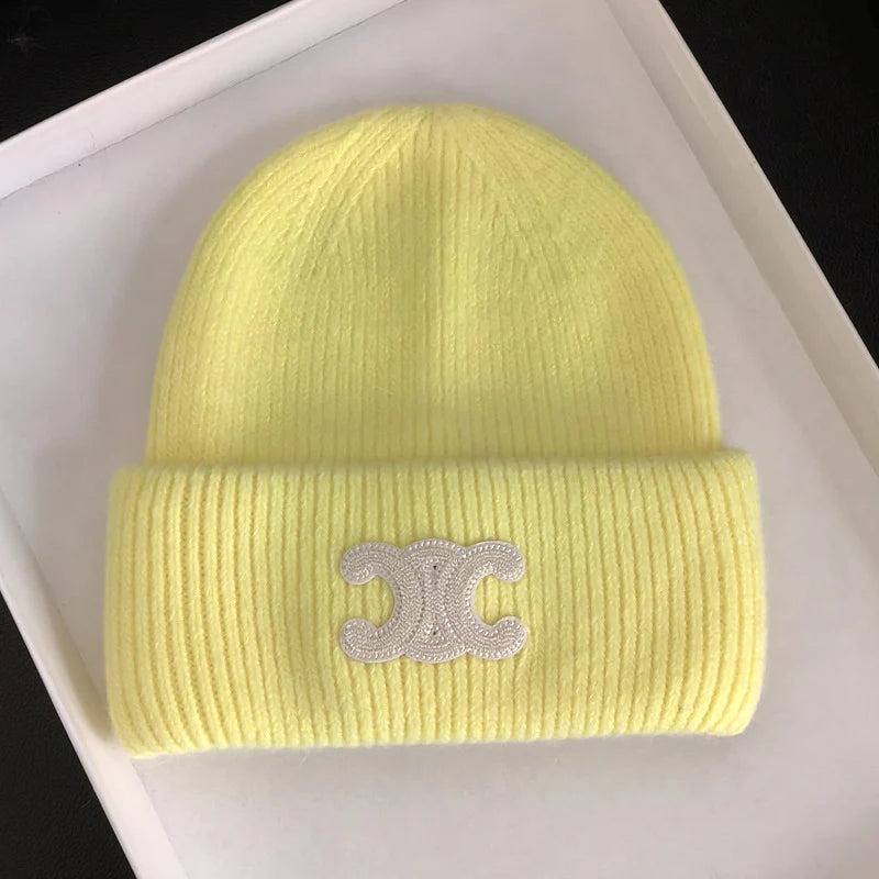 【雑貨】8色厚手ニット帽子 T01147
