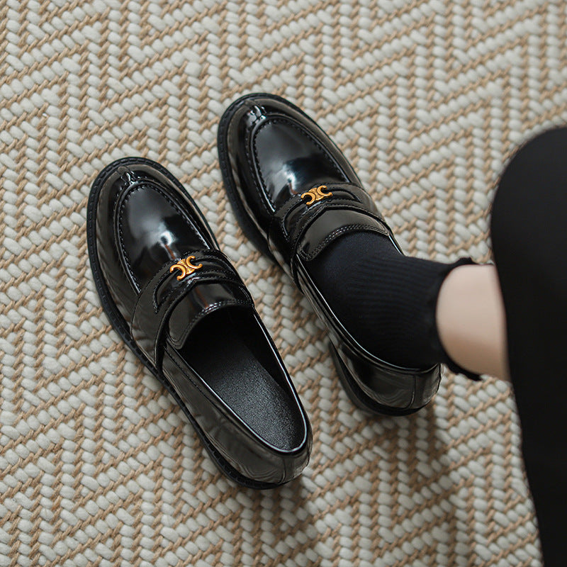 【Shoes】5cmヒールローファーシューズ Z7444