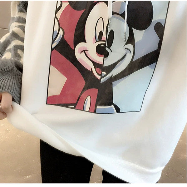 【Tops】切り替えデザインフーディー W10585