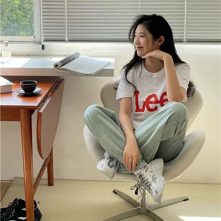 【Tops】5色展開Tシャツ W12448