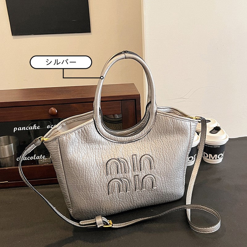 【雑貨】PU大容量ショルダーバッグ Z7995