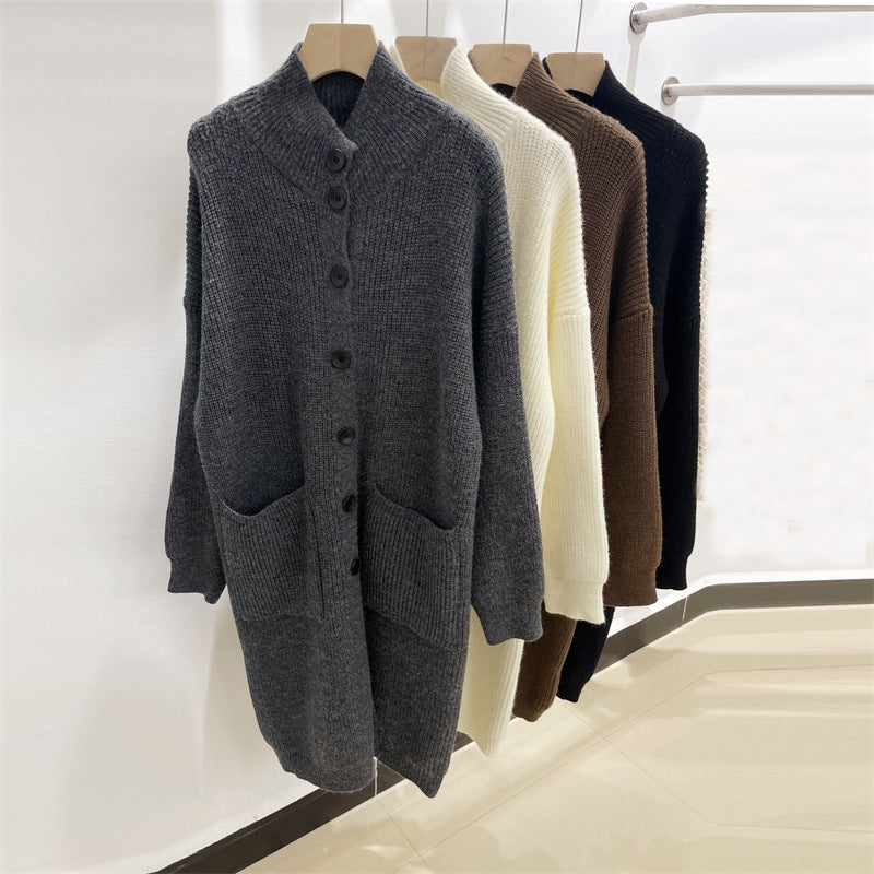 【Outer】4色ロング丈カーディガン W13720