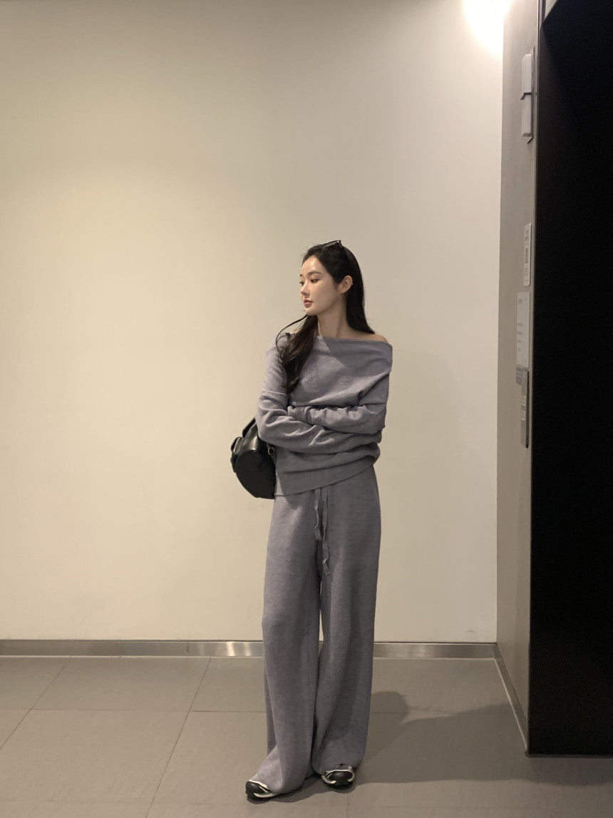 【Set】セーター+パンツ セット Z7762