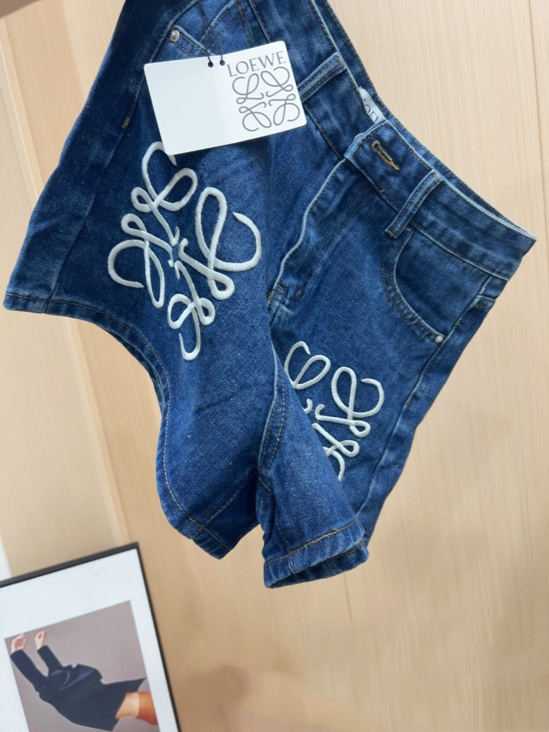 【Bottoms】デニムショートパンツ W12566