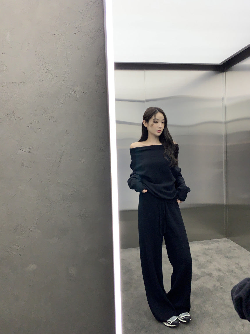 【Set】セーター+パンツ セット Z7762