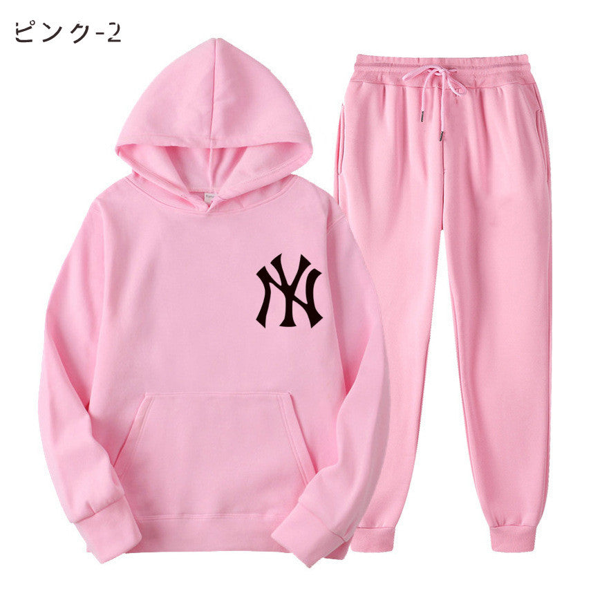【Set】男女兼用フーディー + パンツ セットアップ W13639