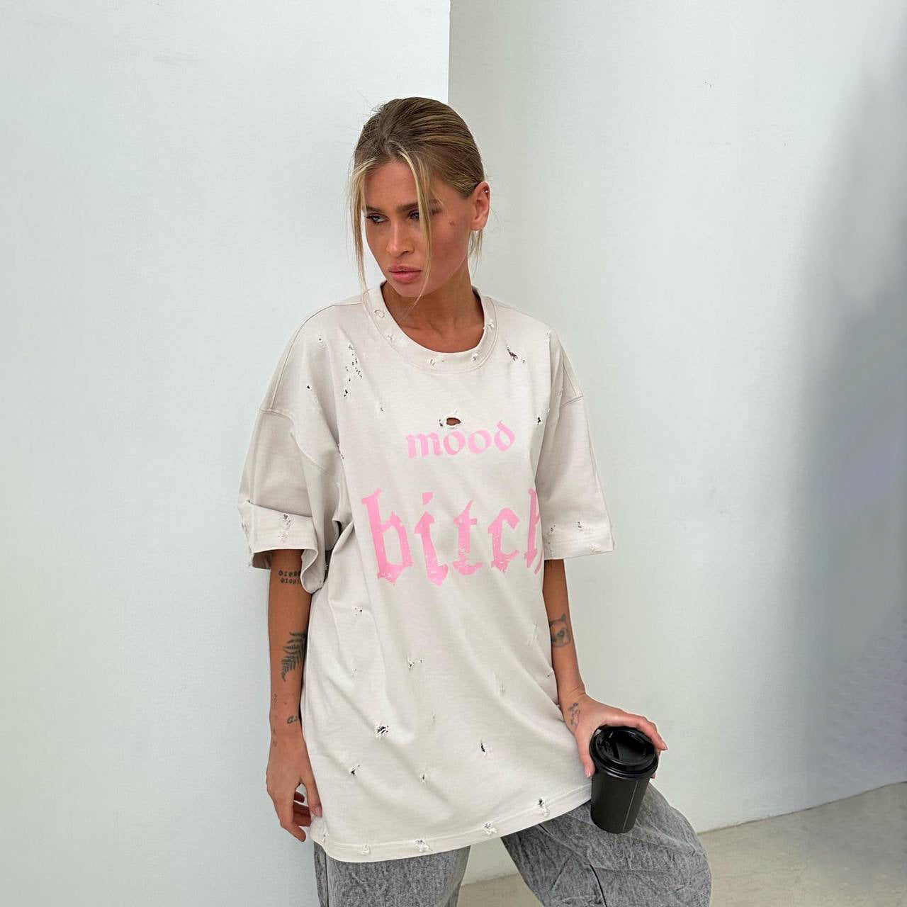 【Tops】プリントTシャツ T01345