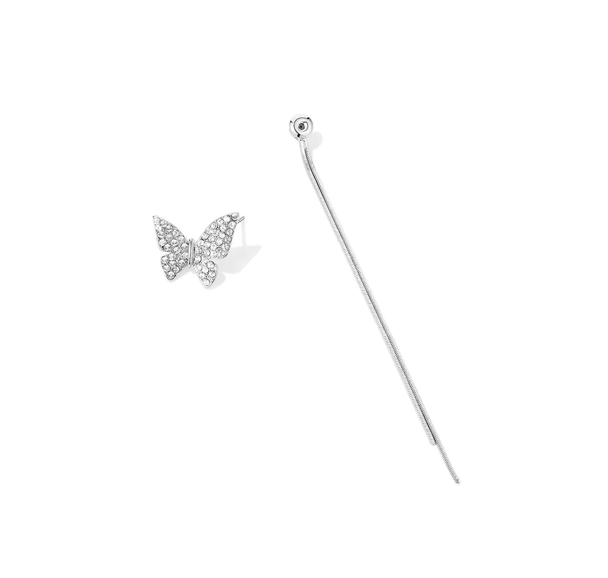 【雑貨】新入荷~ラインストーンドロップピアス W11452