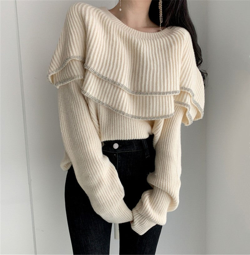 【Tops】ワンショルダーセーター Z7240